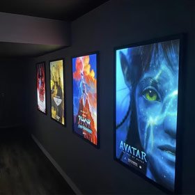 LED Poster of Movie theater