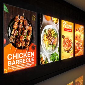 LED Poster of Restaurant